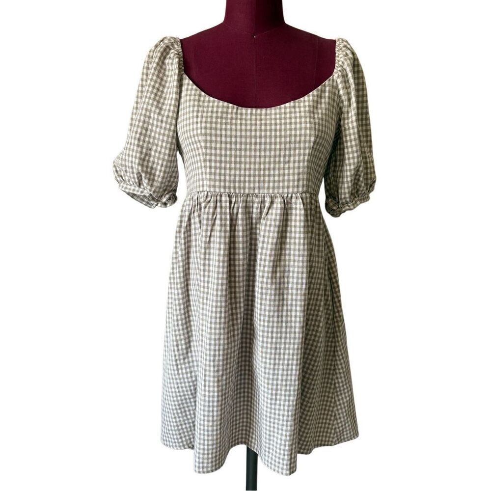 Tuckernuck Pomander Place Beachwood Gingham Abigail Dress size S Mini - Picture 3 of 12